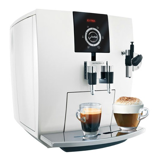 瑞士原装进口JURA/优瑞 J5 IMPRESSA全自动磨豆咖啡机 商用 卡布其诺系统 可调节出口 操作简易 家用商用均可
