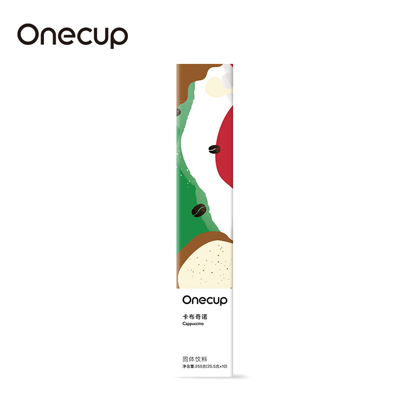 Onecup 咖啡胶囊 10颗装 255g 不适用于Q系列及k5机器 卡布奇诺