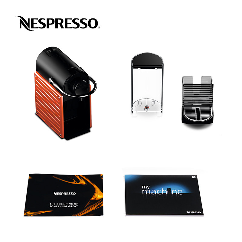 NESPRESSO Pixie C61进口小型全自动家用办公意式咖啡机胶囊咖啡机
