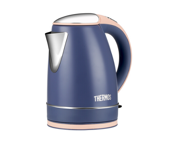 膳魔师（THERMOS）EHA-1321A家用电热水壶不锈钢带刻度防干烧1.7L