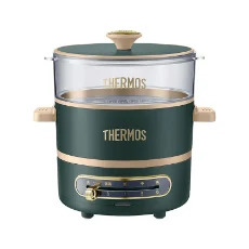 膳魔师（THERMOS）多功能料理锅家用电火锅电热锅电煮锅烧烤肉不沾锅分离式EHA-4301A